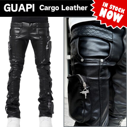 レザーパンツ GUAPI(グアピ) メンズ - ブランド通販のBUYMA