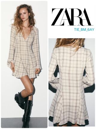 フリル ZARA(ザラ) ワンピース(レディース) - ブランド通販のBUYMA