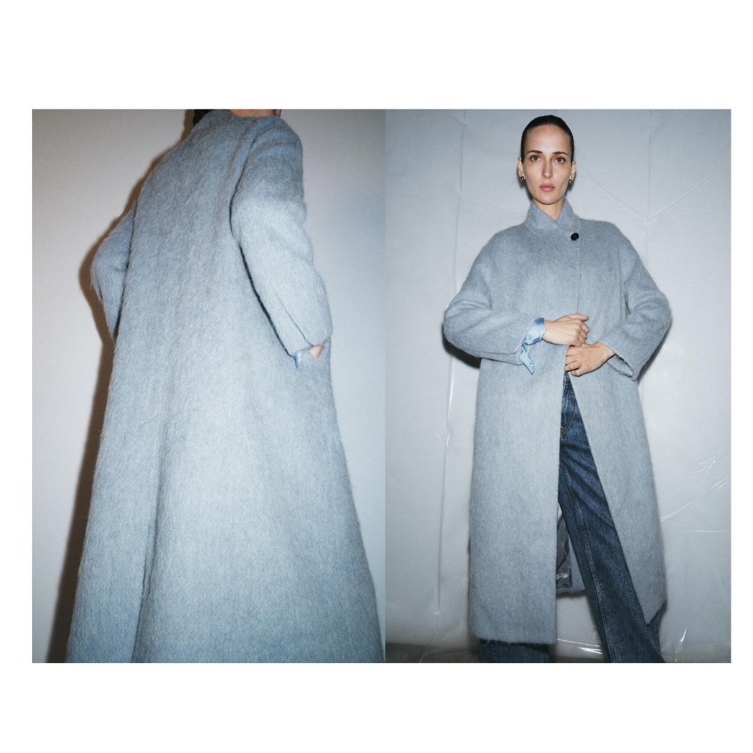 ZARA】MANTECOウールストレートコート ZW COLLECTION (ZARA/コート