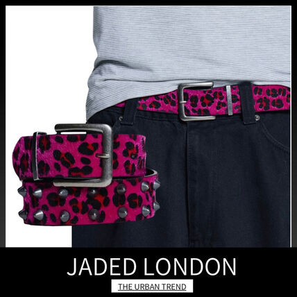 ピンク系 JADED LONDON(ジェイデッドロンドン) ベルト(メンズ