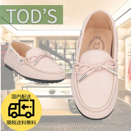 ピンク系 TOD'S(トッズ) ローファー・オックスフォード(レディース
