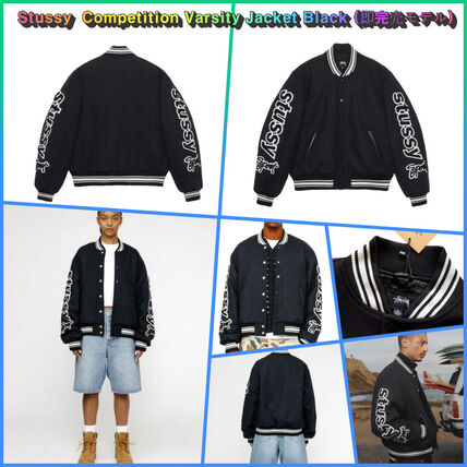 ブラック（黒）系 STUSSY(ステューシー) スタジャン(メンズ