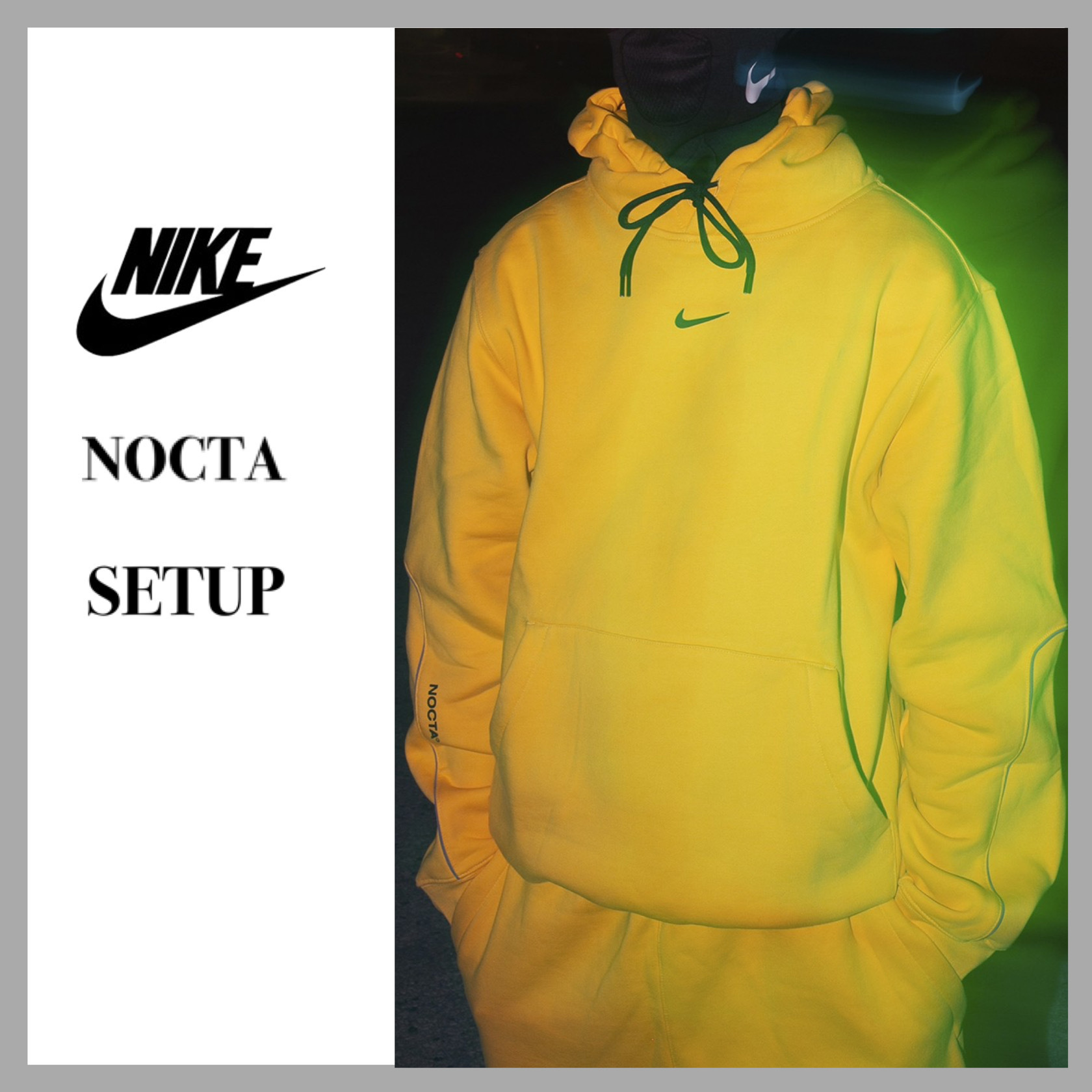 セットアップ】Nike x Drake NOCTA スウェット イエロー (Nike