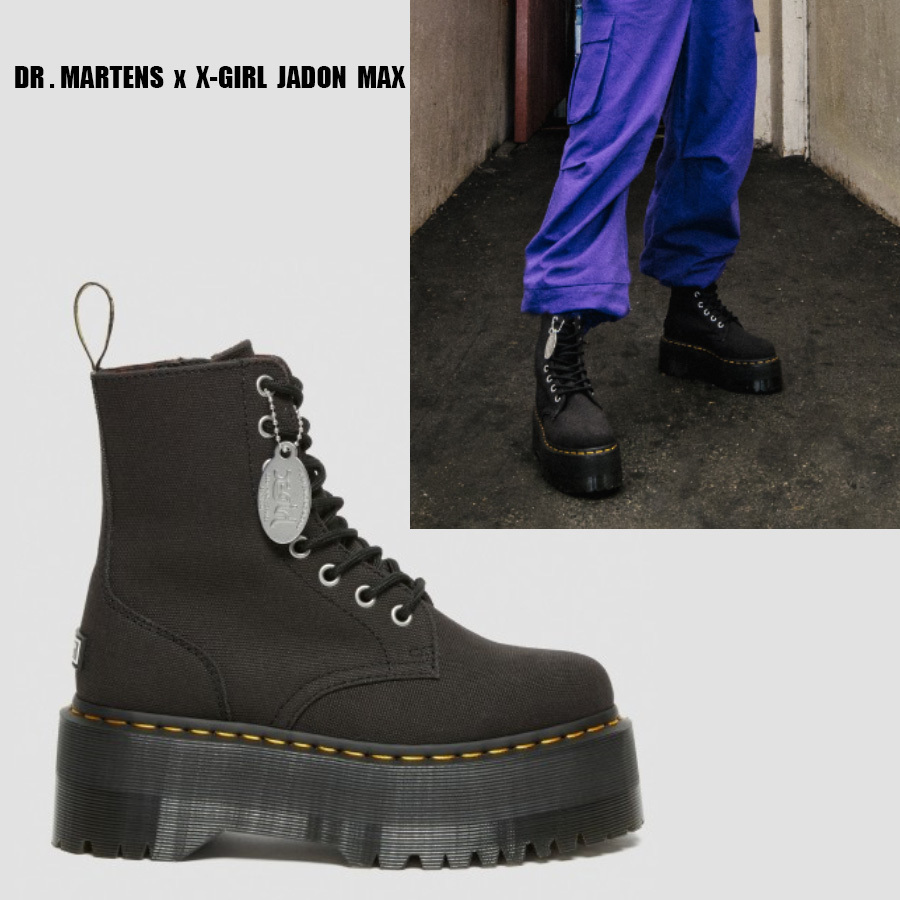 Dr Martens x X-GIRL JADON MAX☆コラボ☆厚底☆ジッパー (Dr.Martens