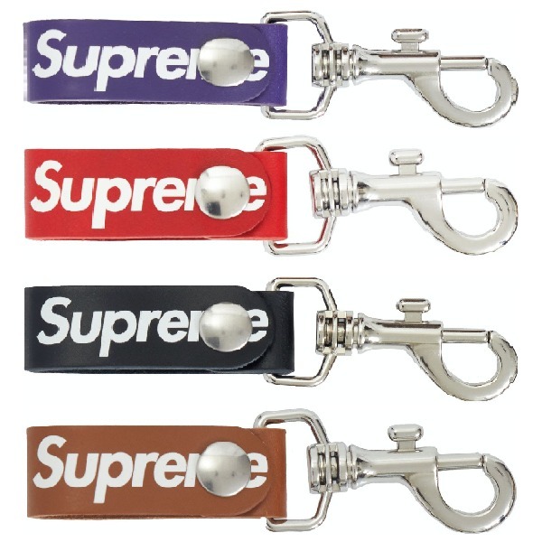 シュプリーム☆レザーキーホルダー☆キーチェーン Key Loop (Supreme
