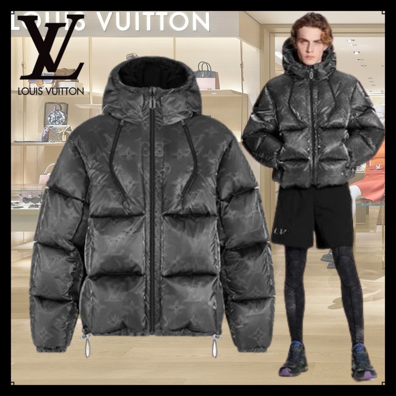 厳しい寒さも乗り切れる☆】 Louis Vuitton ダウンジャケット (Louis