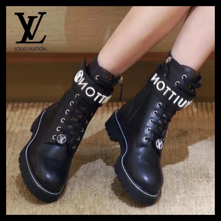 コーデがカッコよくキマる☆】ルイヴィトン テリトリーブーツ (Louis
