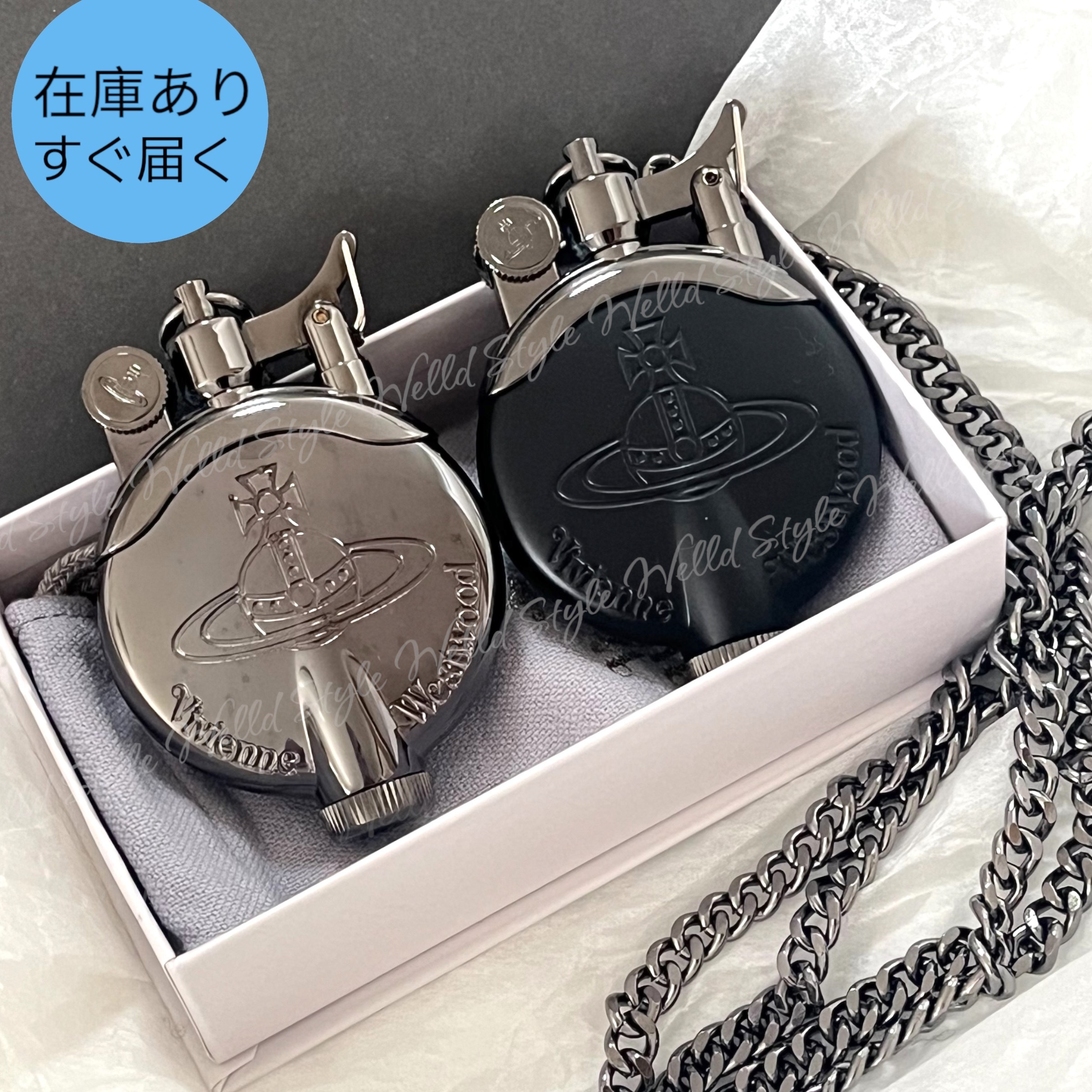 すぐ届く☆ Vivienne Westwood☆ ORB チェーン付 オイルライター