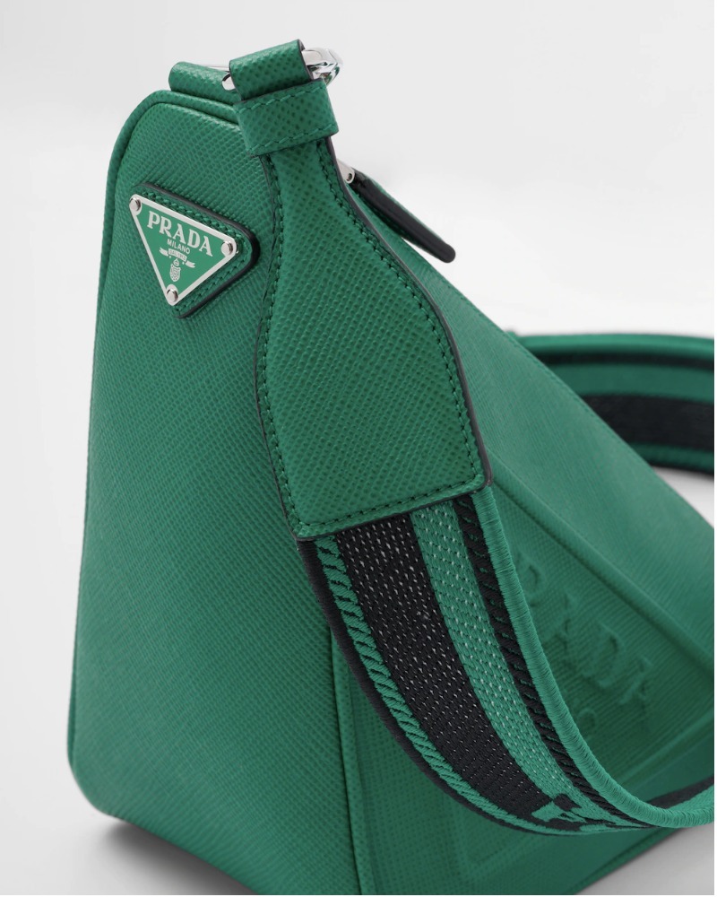 国内発送☆PRADA】トライアングル サフィアーノレザーバッグ (PRADA