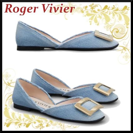 ブルー（青）系 Roger Vivier(ロジェ・ヴィヴィエ) フラットシューズ