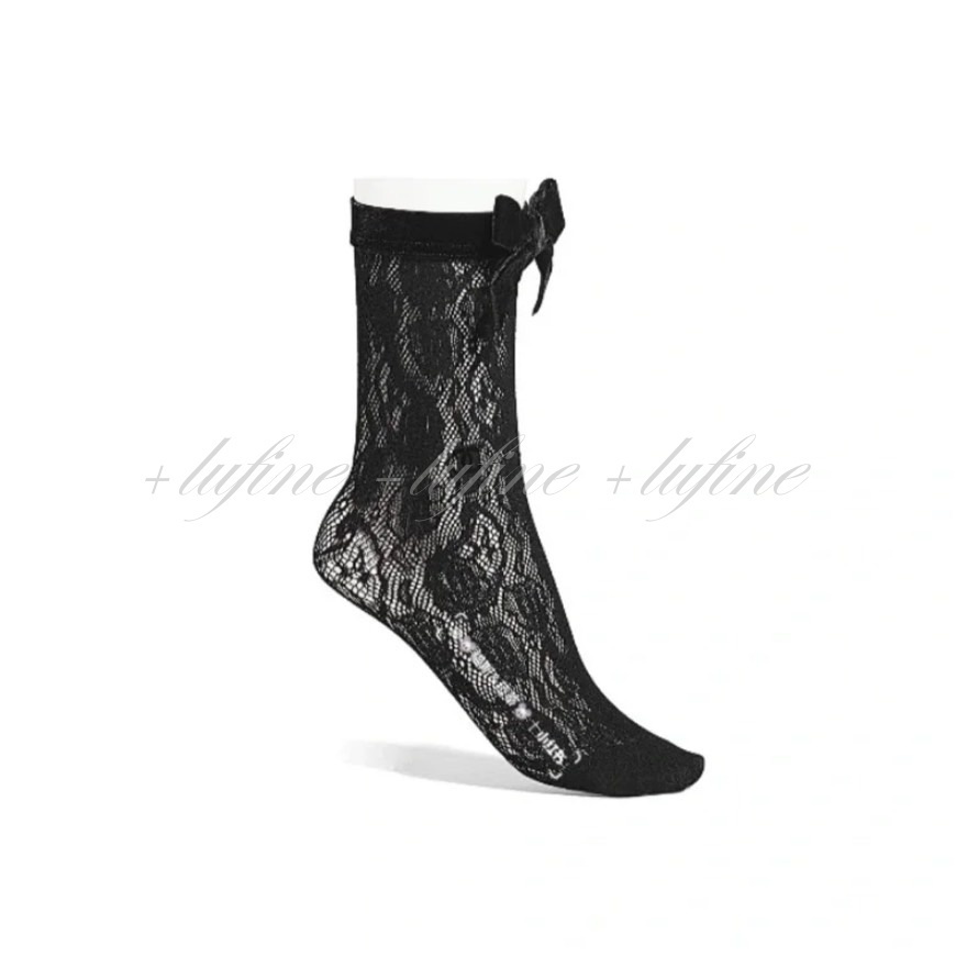 ジェニー着用＊大人ガーリーに♪】CHANEL レース ソックス (CHANEL