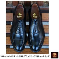 Alden] 907 ハンプトンラスト ブラックカーフ ストレートチップ (ALDEN