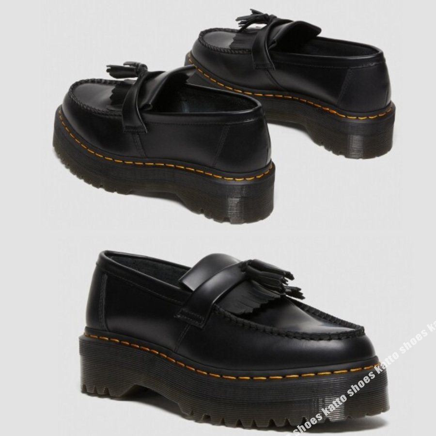 Dr Martens☆ADRIAN QUAD☆タッセル ローファー 兼用☆厚底 (Dr