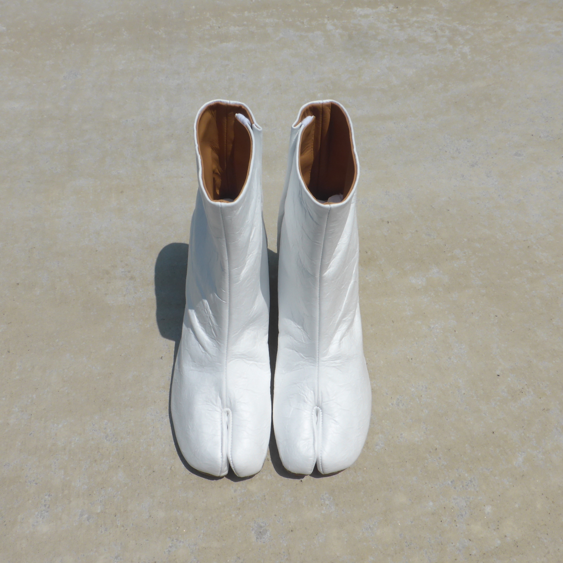 国内即発【Maison Margiela】Tabi シワ加工 ブーツ S58WU0382 (Maison