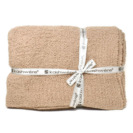 ベージュ系 kashwere(カシウエア) ブランケット(ひざ掛け)(ライフ