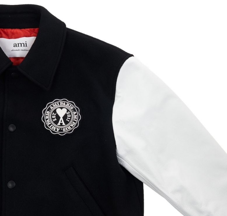 ☆送料関税込☆AMI PARIS ダブルウール バーシティ ジャケット☆ (AMI