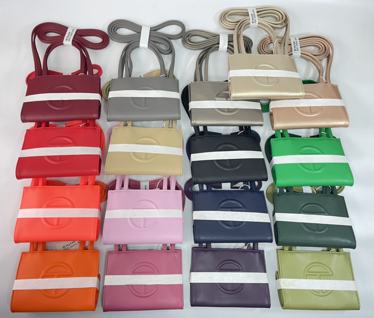 即お届け Telfar テルファースモール ショッピングバッグ グレー