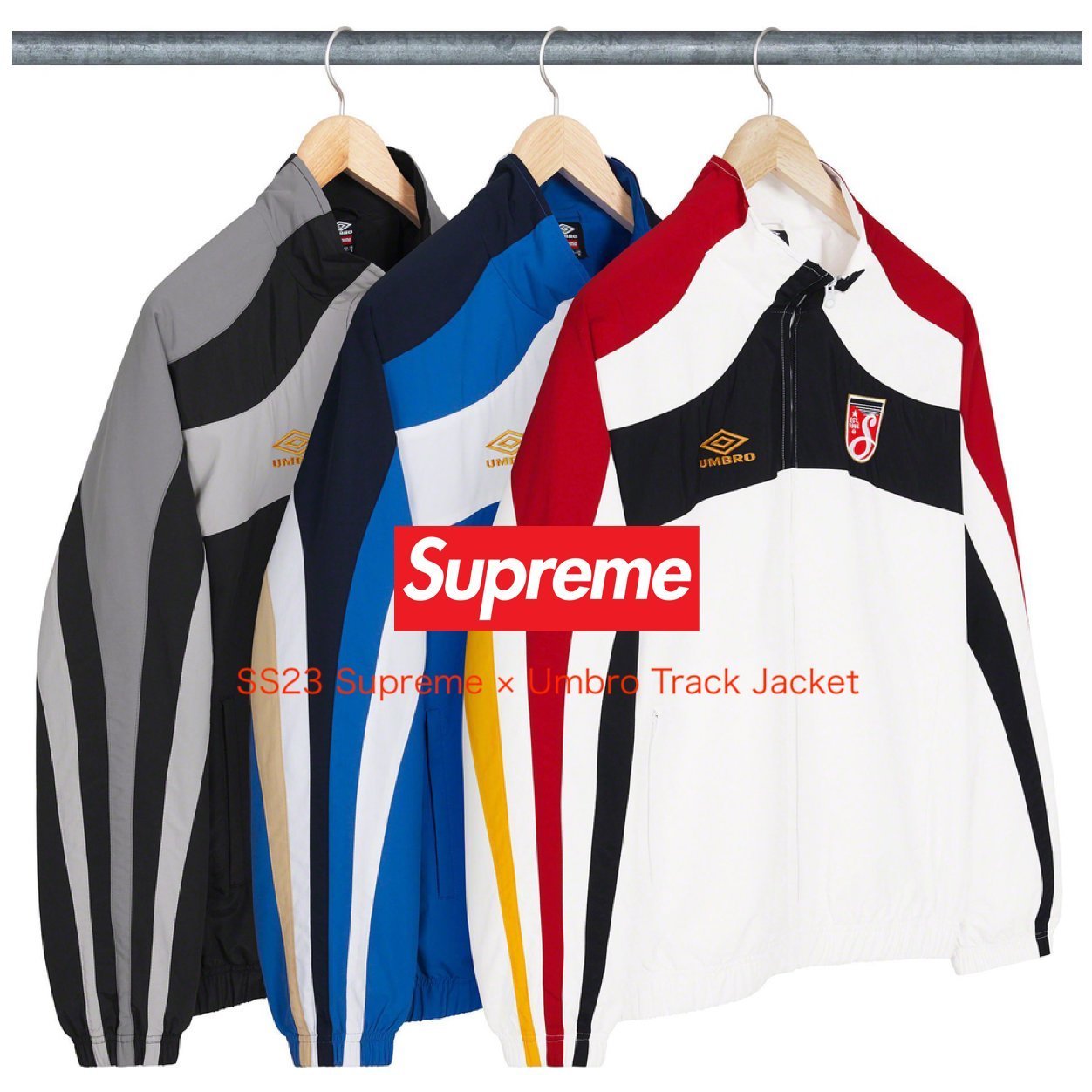 SS23 Supreme Umbro Track Jacket アンブロ トラック ジャケット