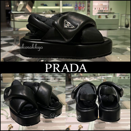 厚底 22.5cm PRADA(プラダ) サンダル・ミュール(レディース