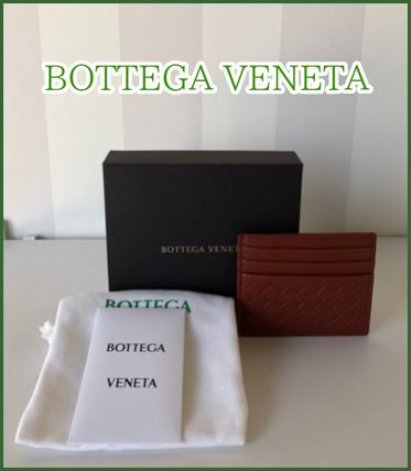 レッド（赤）系 BOTTEGA VENETA(ボッテガヴェネタ) カードケース・名刺
