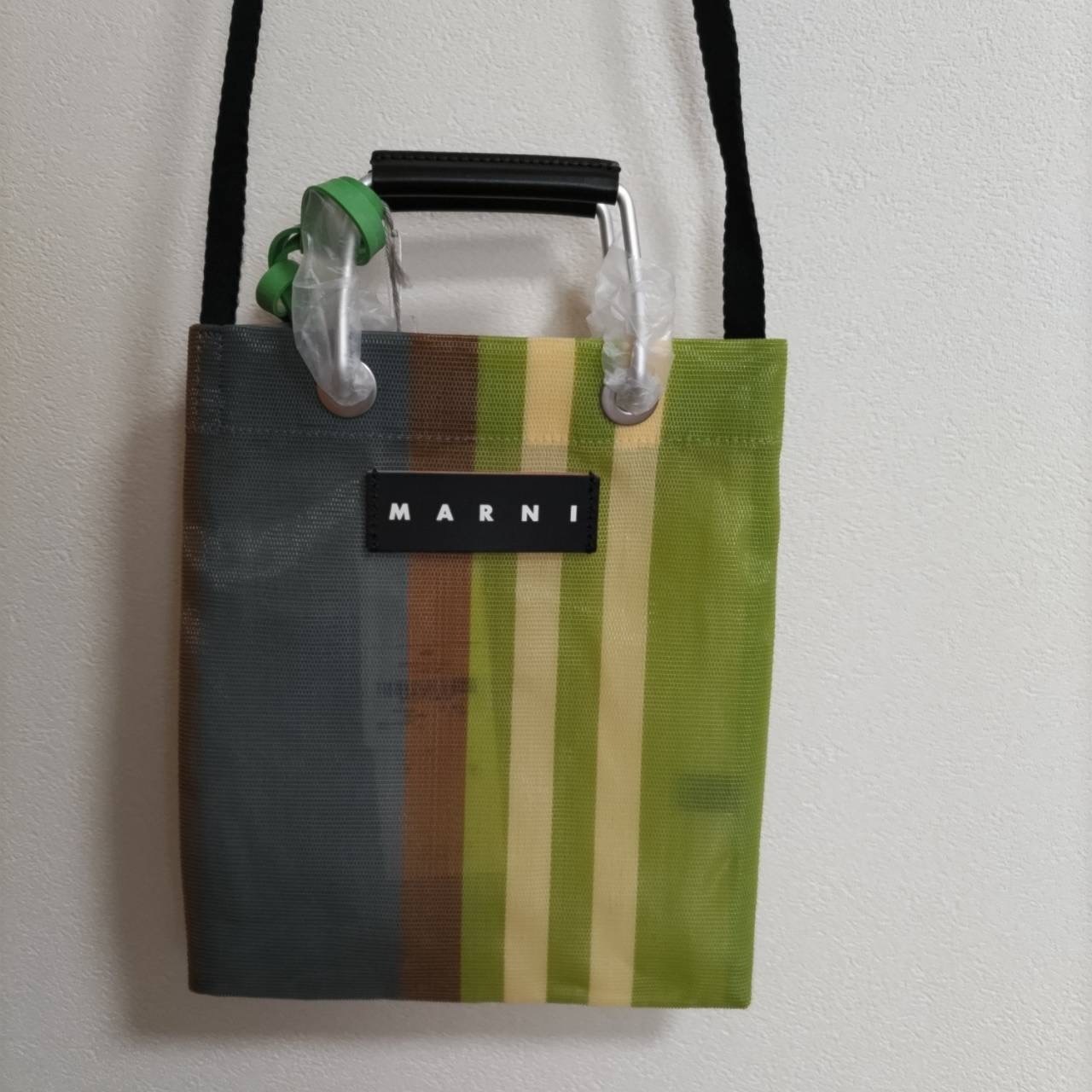 MARNIマルニマーケット☆ストライプ ミニ ショルダーバッグ (MARNI