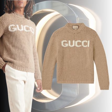 ベージュ系 GUCCI(グッチ) ニット・セーター(メンズ) - ブランド通販の