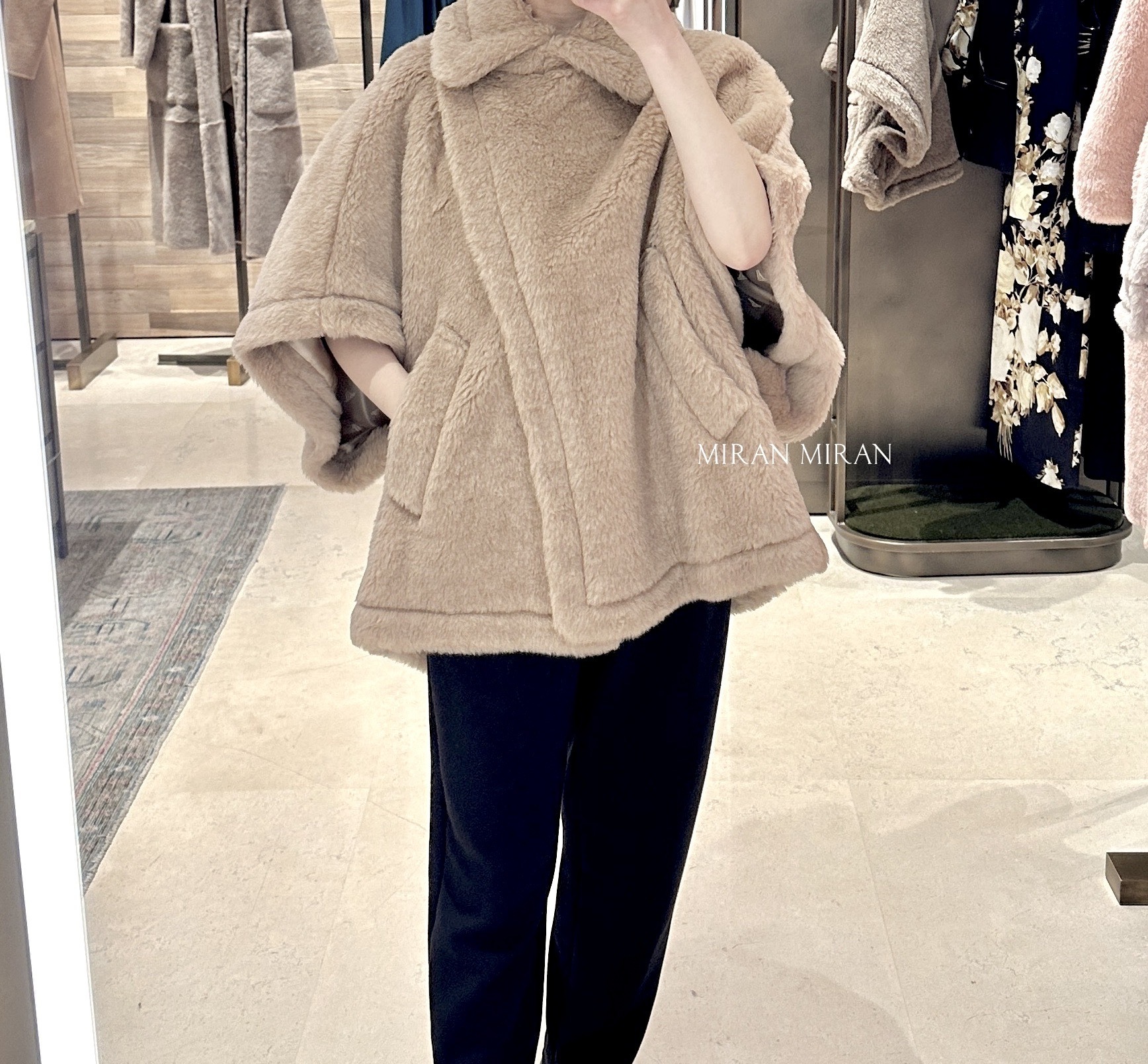 正規品☆Max Mara☆Teddy テディベアケープ/TEBE4 (Max Mara/ポンチョ