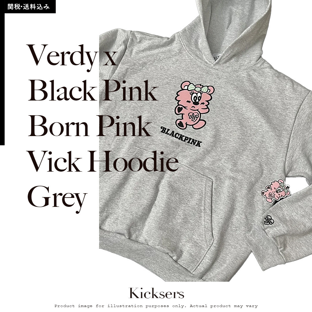 Girls Don't Cry Verdy Black Pink Born Pink Vick Hoodie (BLACKPINK
