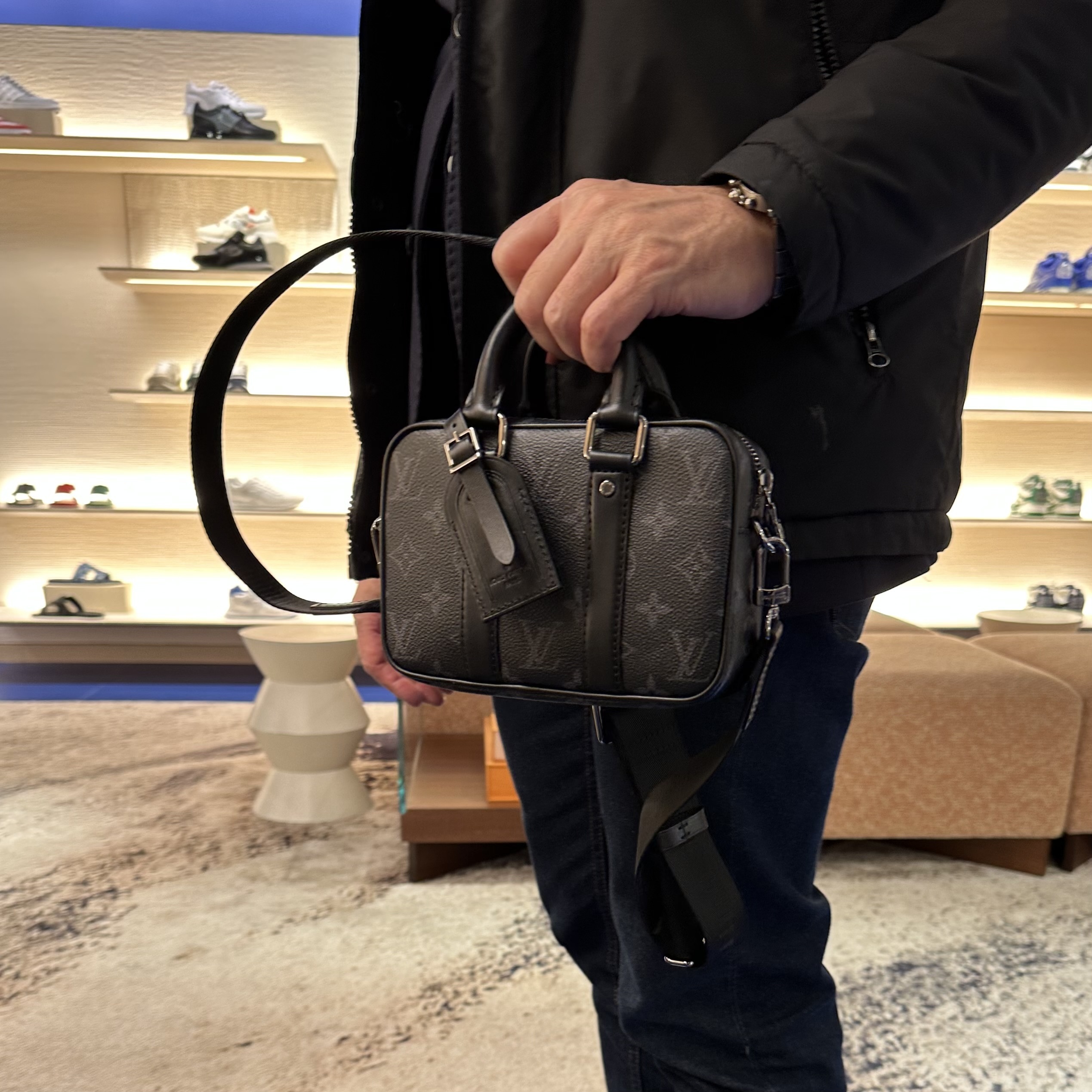 Louis Vuitton【ナノ・PDV】お洒落な ビジネスバッグ モノグラム