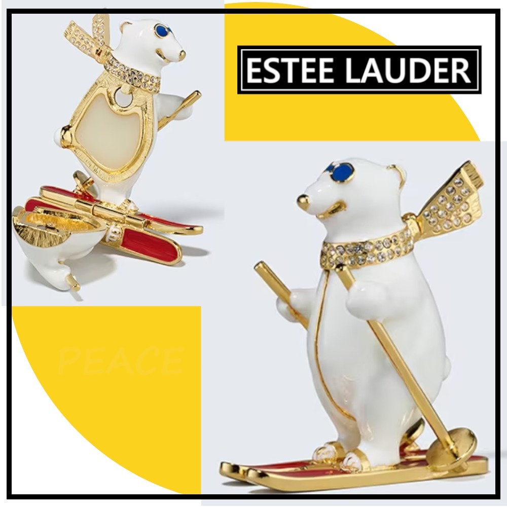 元箱付きエスティローダー プレイフルキティ 練り香水コンパクト キャット