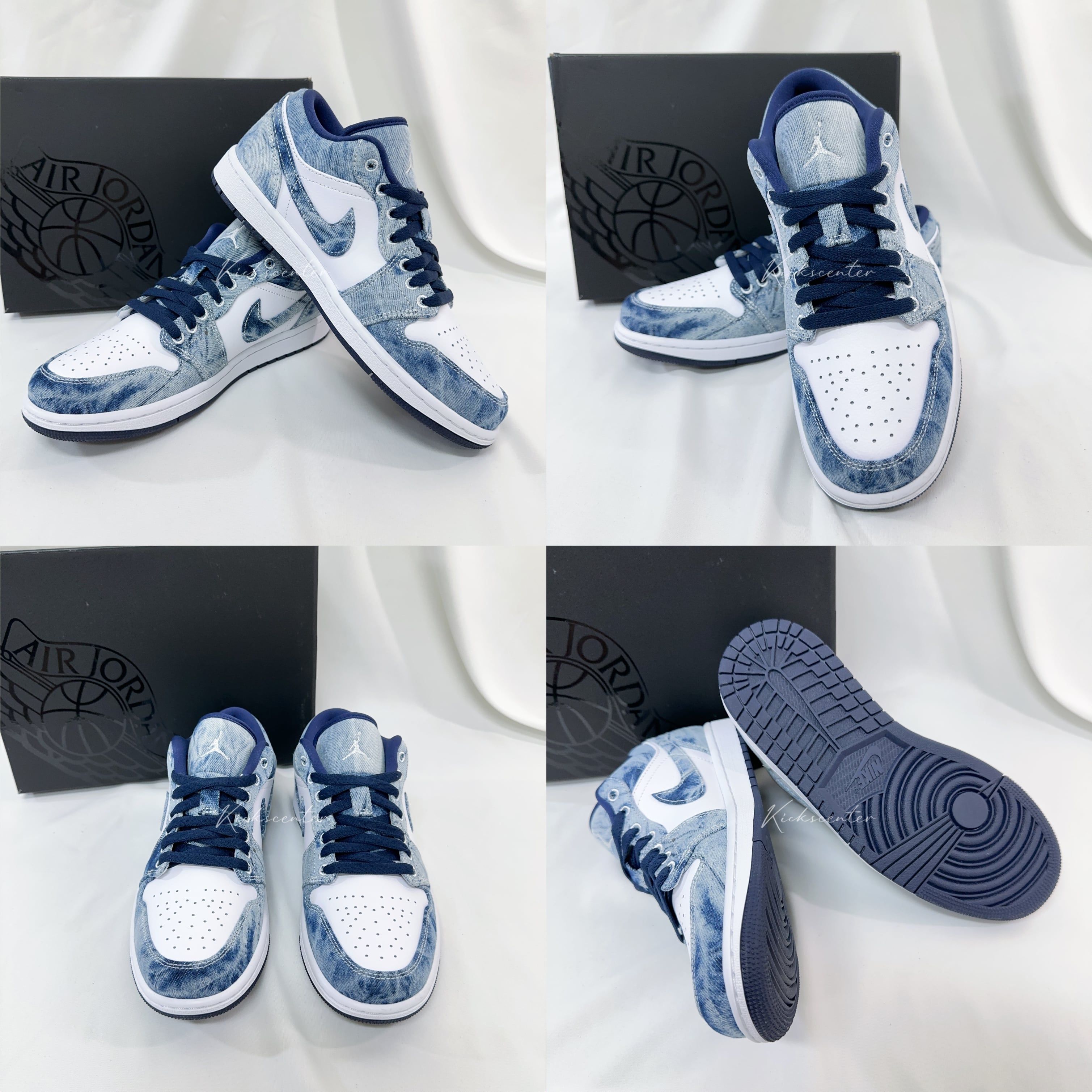 人気モデル】ナイキ エアジョーダン1 ロー 『Washed Denim(ウォッシュ