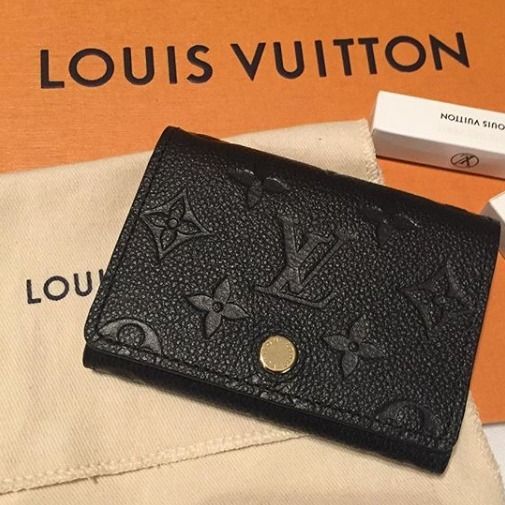 LV☆アンヴェロップ・カルト ドゥ ヴィジット〈ノワール〉 (Louis