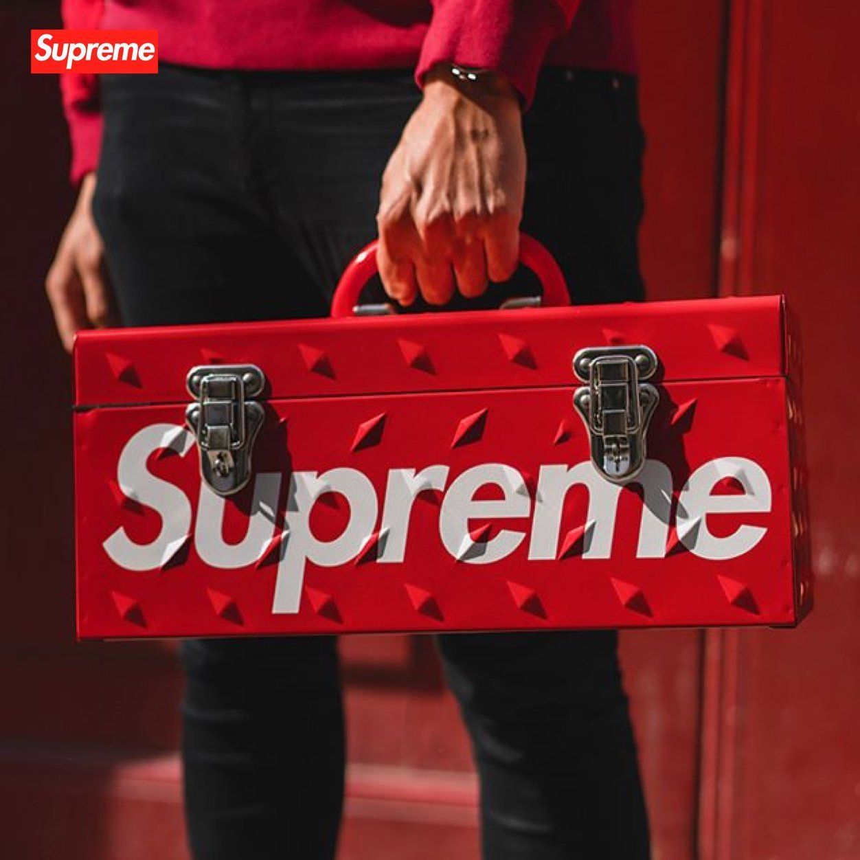 FW18 Supreme Diamond Plate Tool Box - シュプ ツールボックス