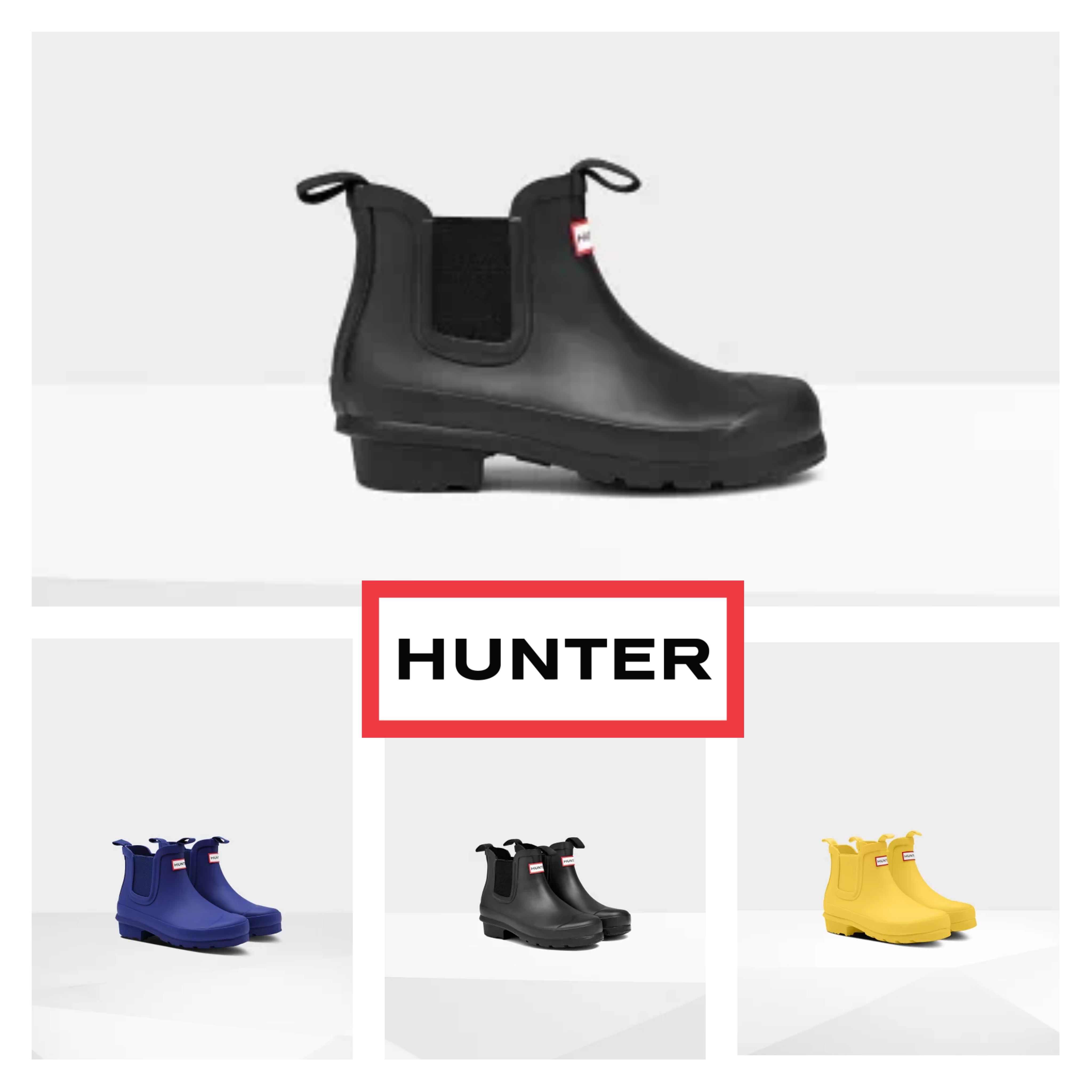 HUNTER】オリジナル キッズ ショート レインブーツ 長靴 (HUNTER