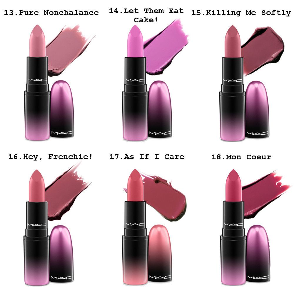 MAC☆サテンリップスティック☆LOVE ME LIPSTICK 2本セット (MAC