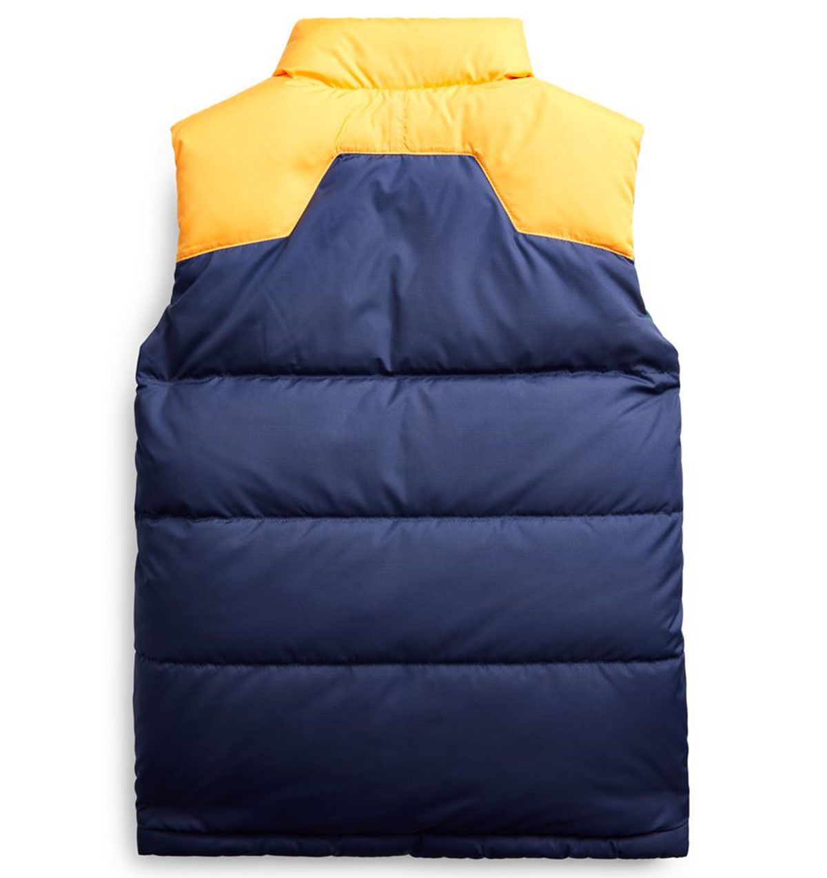 即納ラルフローレン ダウンベスト ネイビー/グリーン 140-170cm (Ralph