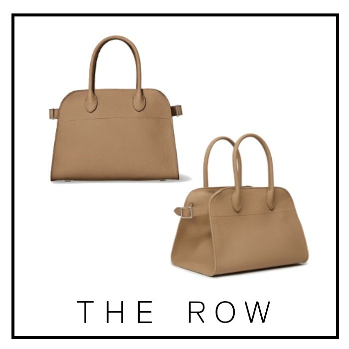 THEROW マルゴー10 グレインレザーバッグ ダークトープMargaux10 (The