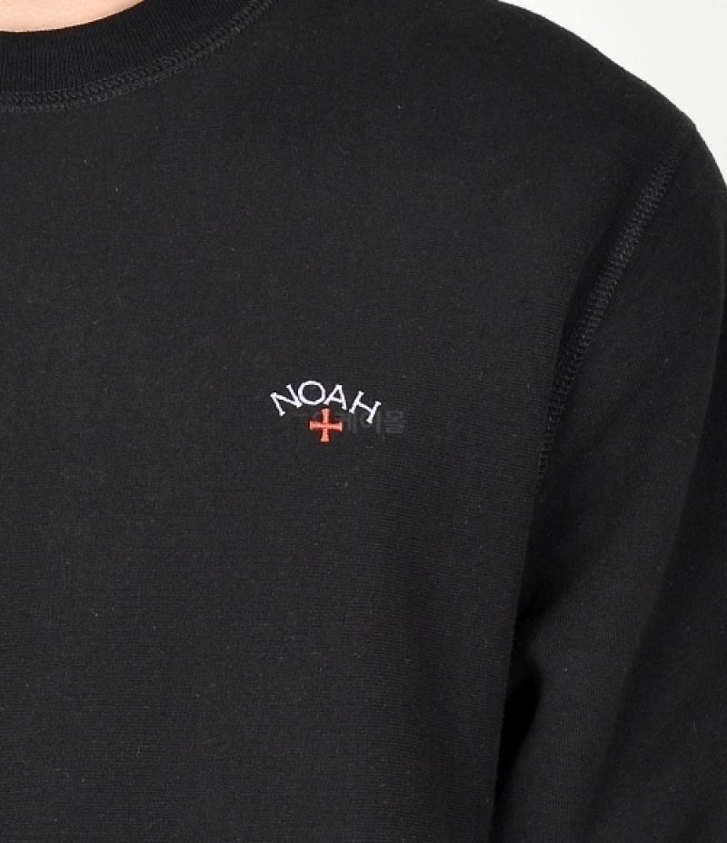 NOAH｜SWEATSHIRTS (Fleece Classic Crewneck (SS3NOAH BLK) (NOAH