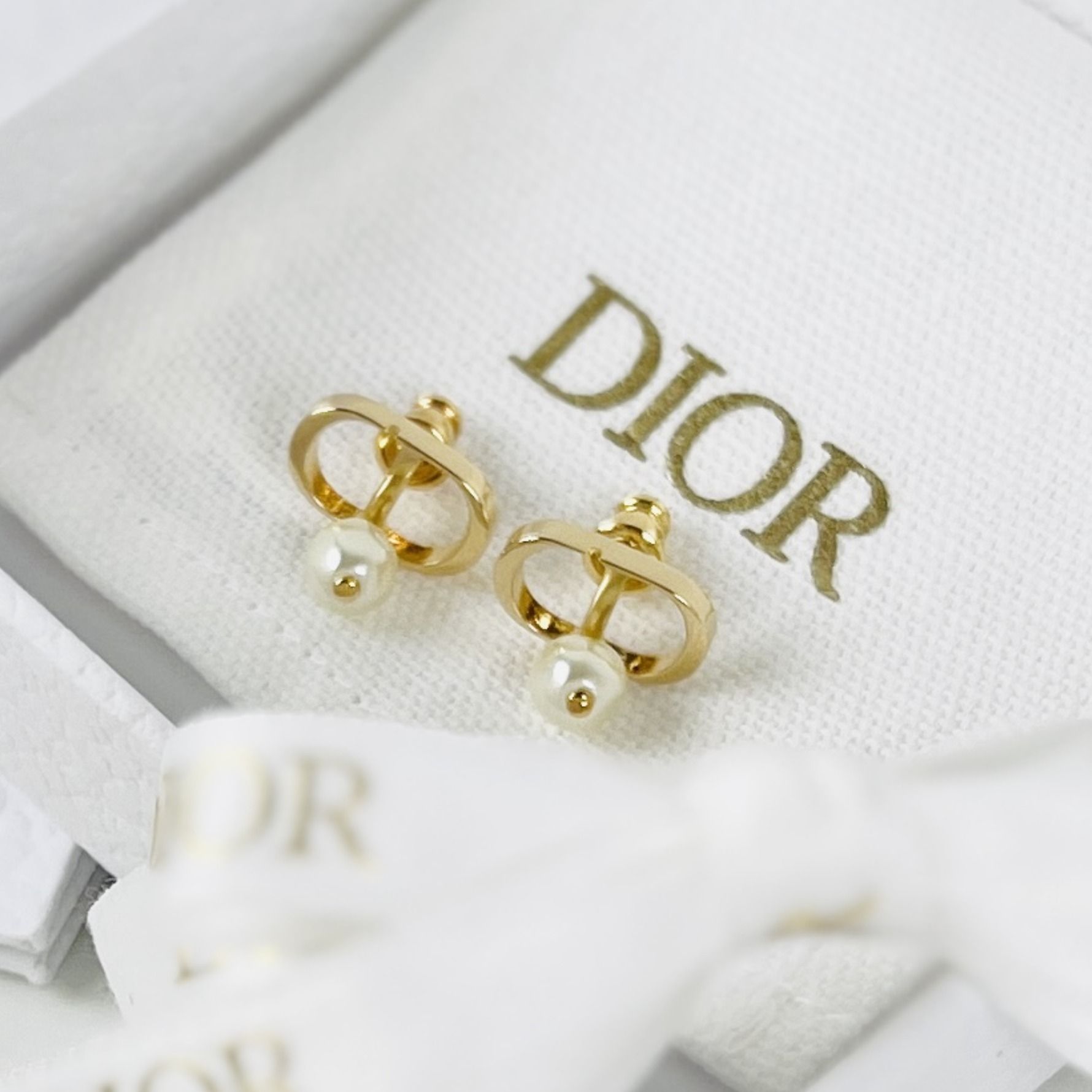 国内発送【Dior】ディオール Petit CD ピアス (Dior/ピアス