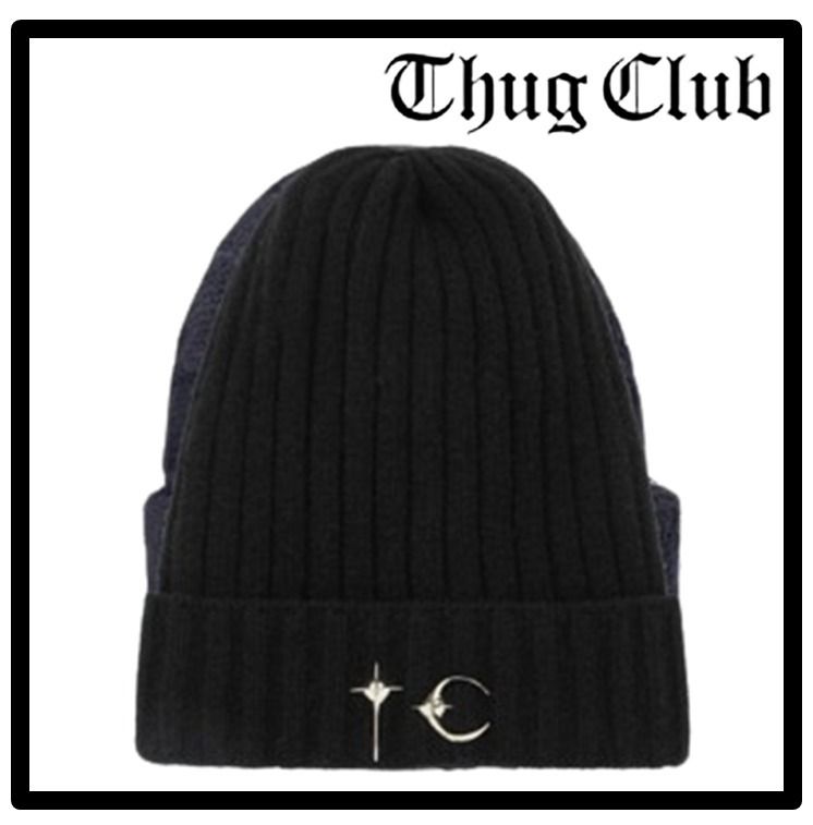 ☆送料・関税込☆THUG CLUB☆TC Emblem Basic Beanie Black☆ (Thug