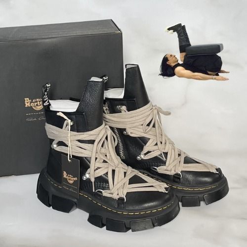 24SS】DR. MARTENS X RICK OWENS 1460 DMXL MEGA LEATHER BOOT (RICK