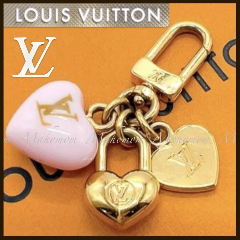 ルイヴィトン ☆ギフト◎ マイクロ チャーム LV ハート (Louis Vuitton