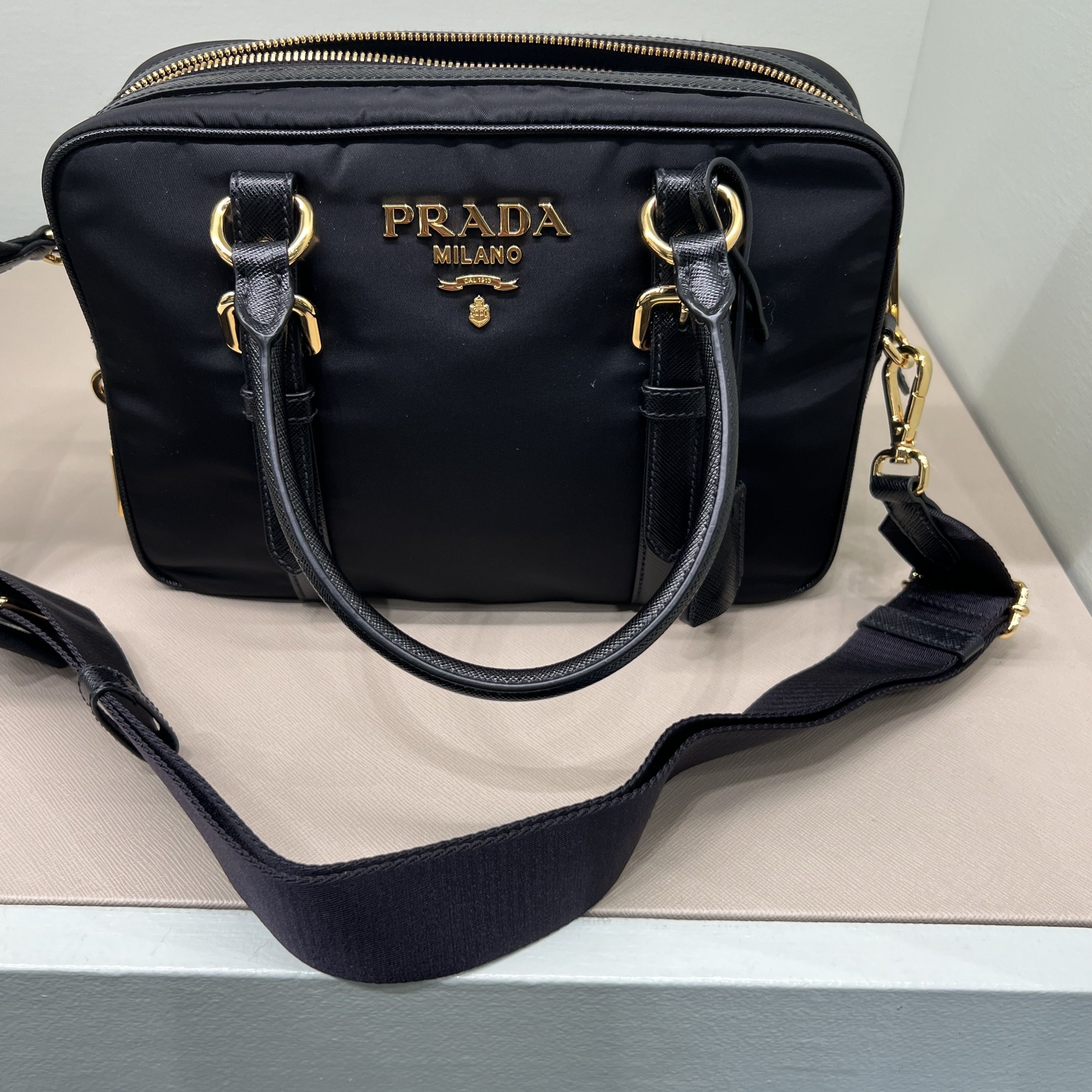 セール】PRADA プラダ ナイロン 2WAY バッグ 1BB088 (PRADA