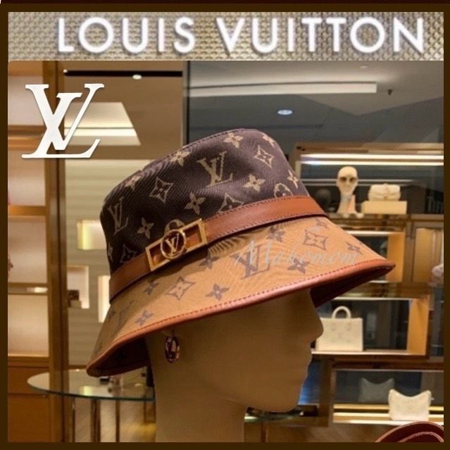 ルイヴィトン ☆ギフト◎ 帽子 バケットハット バイカラー LV (Louis