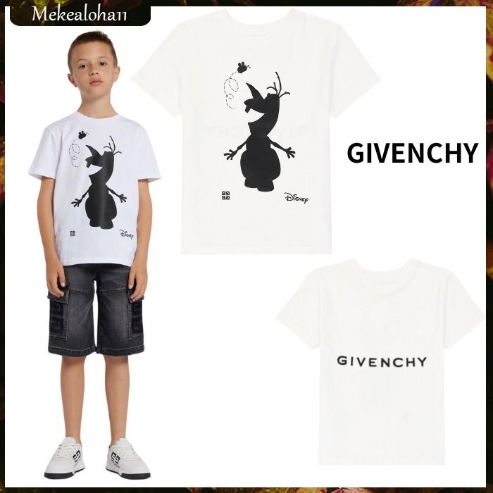 GIVENCHY☆キッズ×Disney オラフプリントコットンTシャツ (GIVENCHY