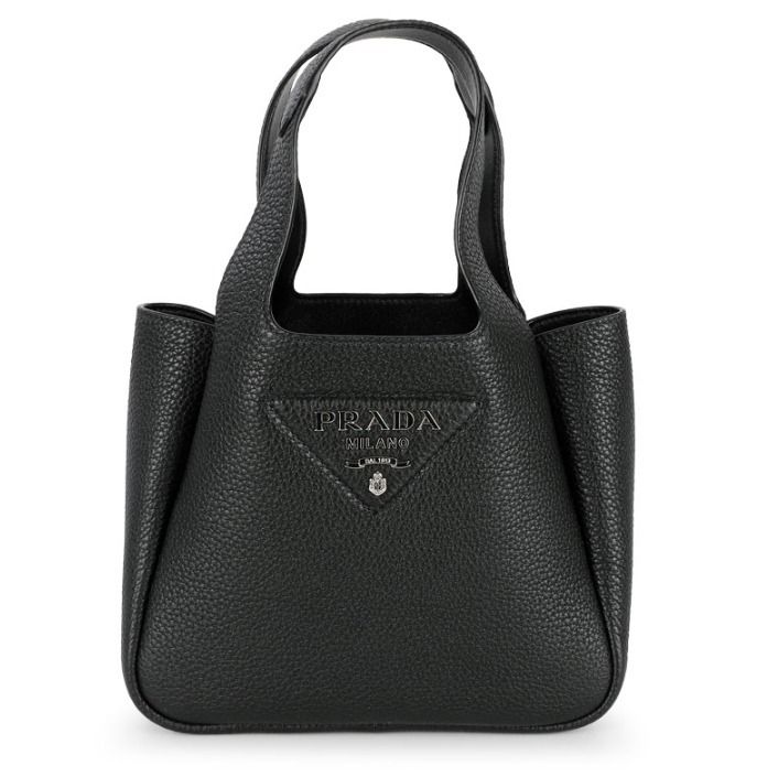 追跡あり☆PRADA☆レザーミニトートバッグ ブラック (PRADA/トート