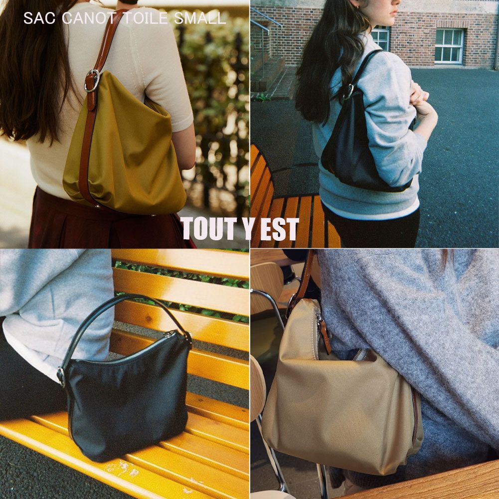 ◇TOUT Y EST◇ SAC CANOT TOILE SMALL 韓国発 2色 (TOUT Y EST