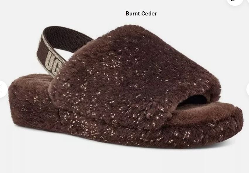 キラキラ素敵☆ UGG fluff yeah sparklesふわふわサンダル (UGG