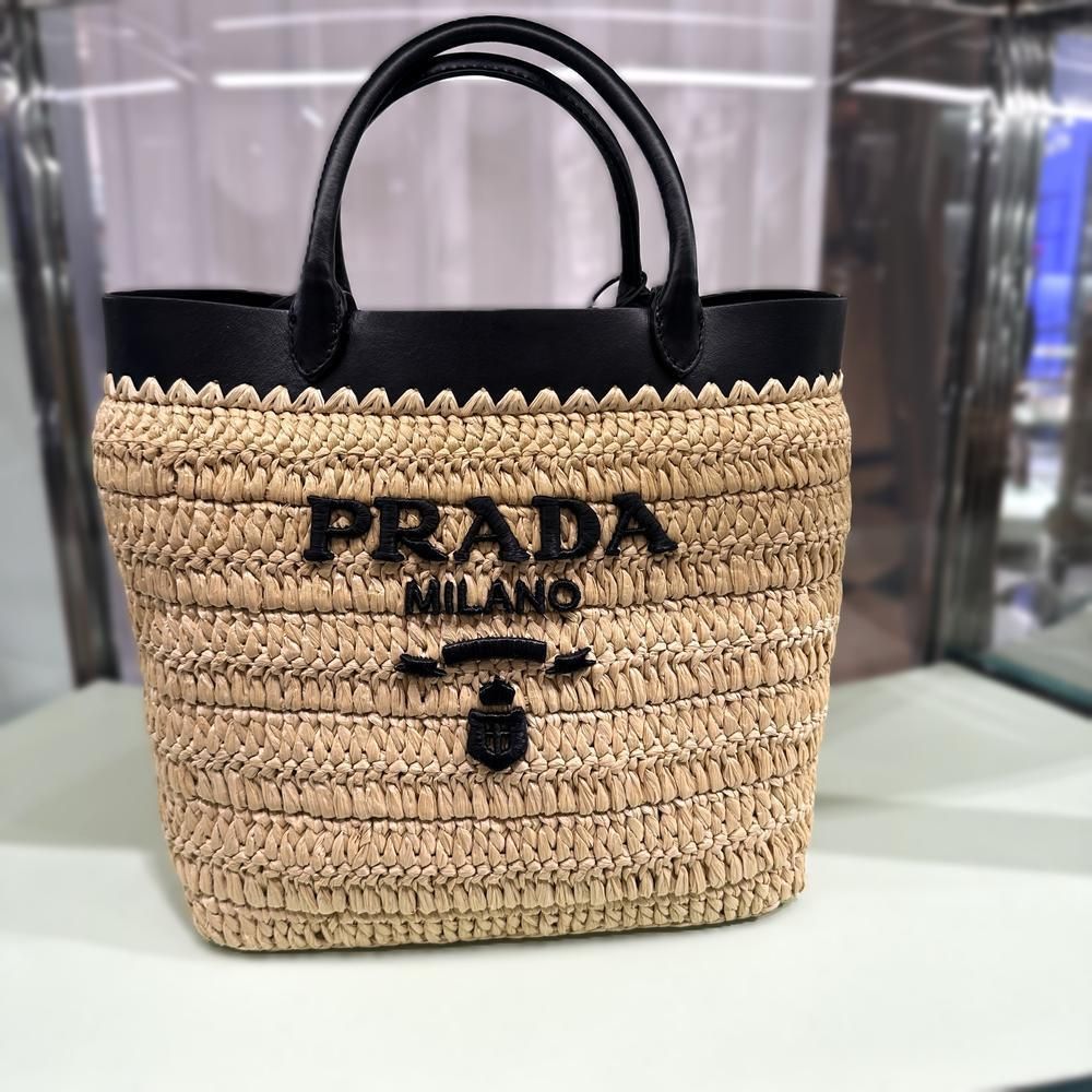 PRADA プラダ スモール トートバッグ かごバッグ 1BG500_2M2Q (PRADA