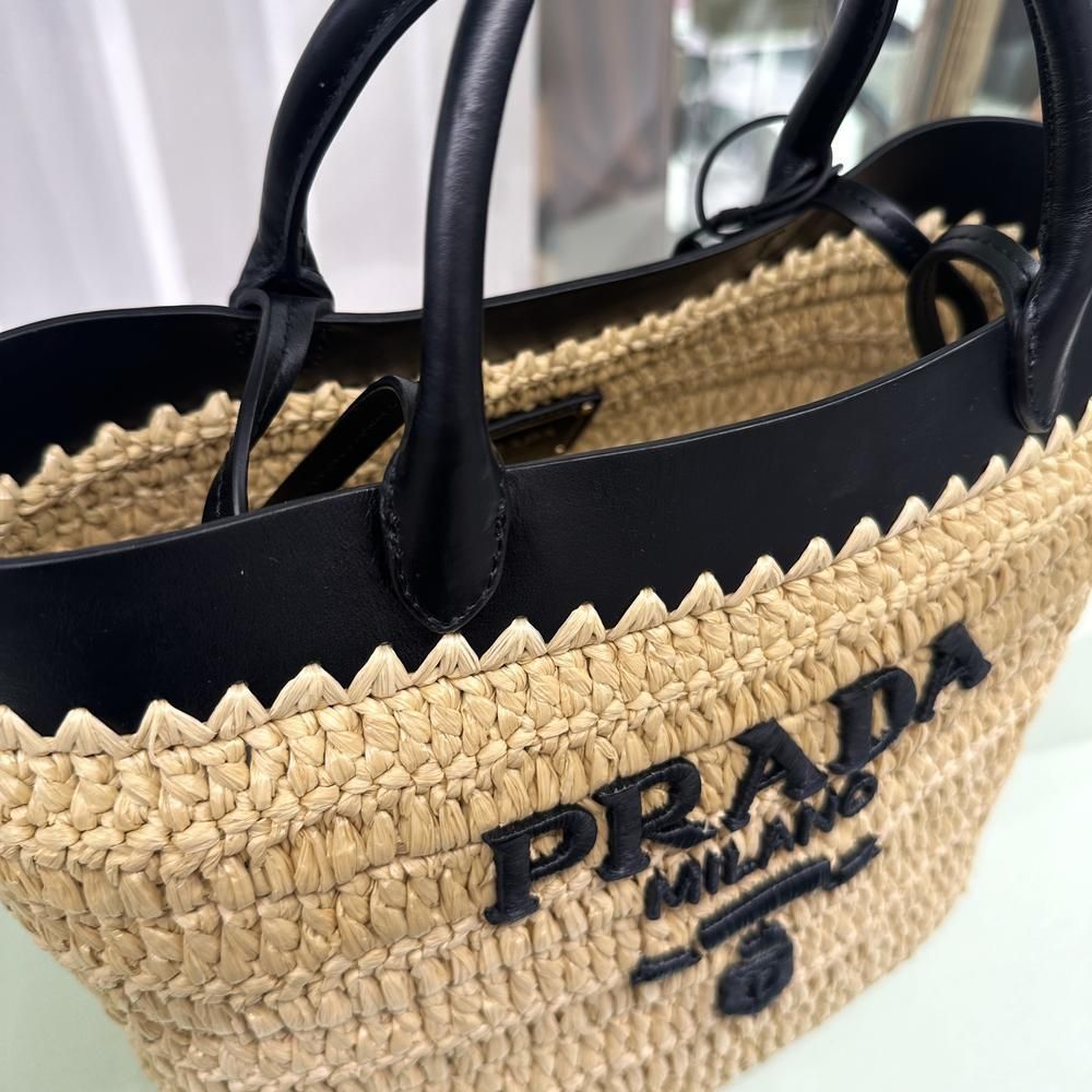 PRADA プラダ スモール トートバッグ かごバッグ 1BG500_2M2Q (PRADA